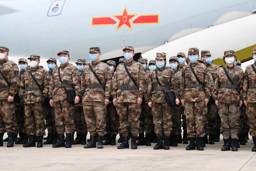 Chinese military medical inspection